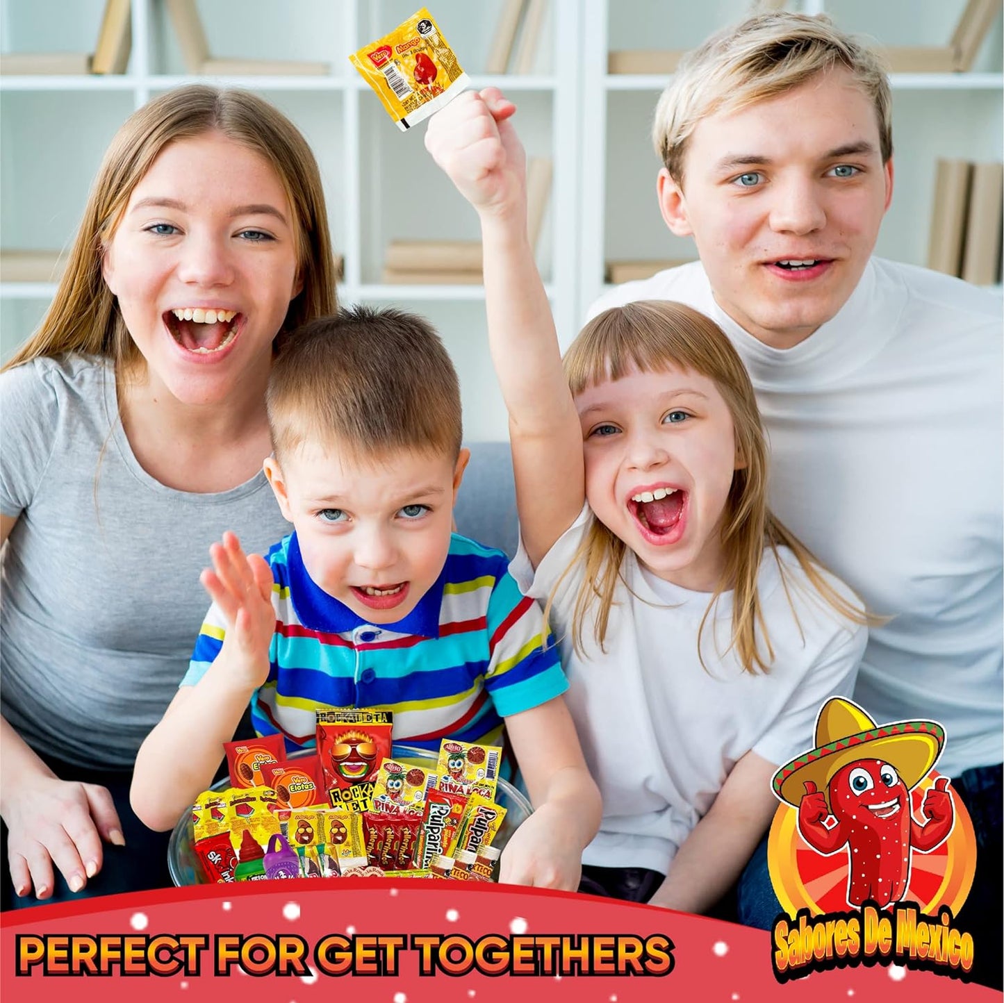 50 Pcs Mexican Candy Variety Pack – Spicy or Non-Spicy Mix - Sabores De Mexico