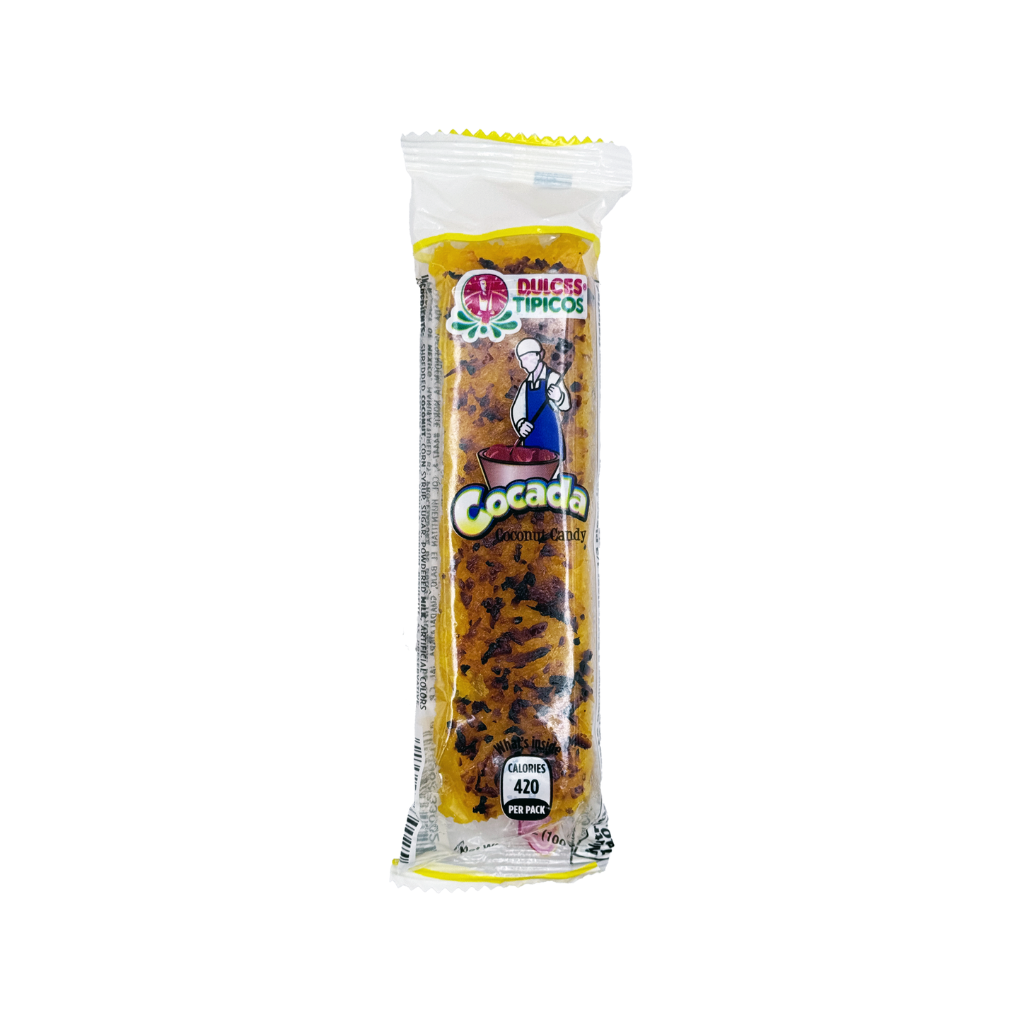 POS Azteca Cocada – Yellow or White Toasted Coconut Candy | Single Bar (3.5 oz) or Pack of 10 (2lb 3oz) - Sabores De Mexico - Mexican Candy Store, Dulceria