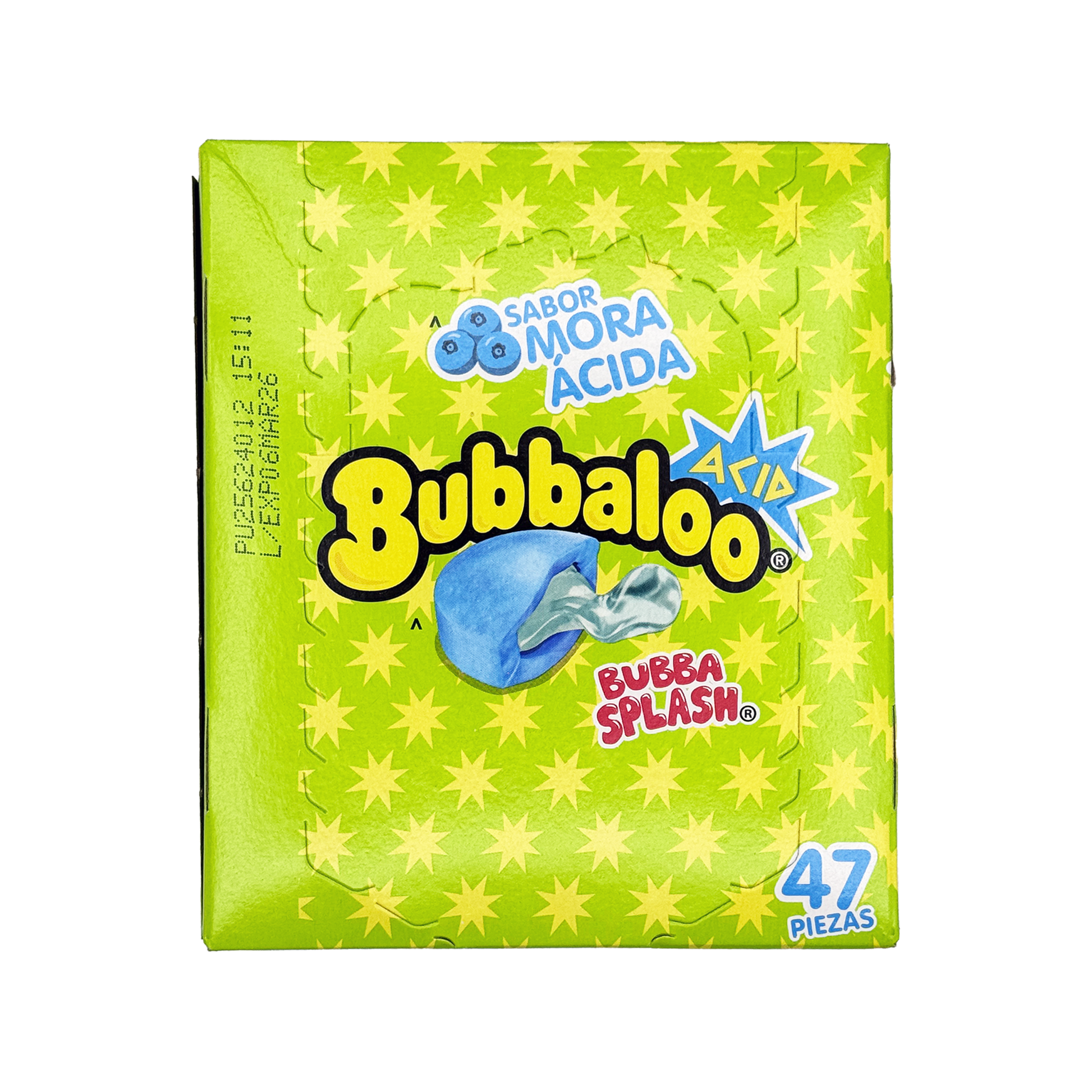 Bubbaloo Mora Ácida - 47-Count - Sabores De Mexico