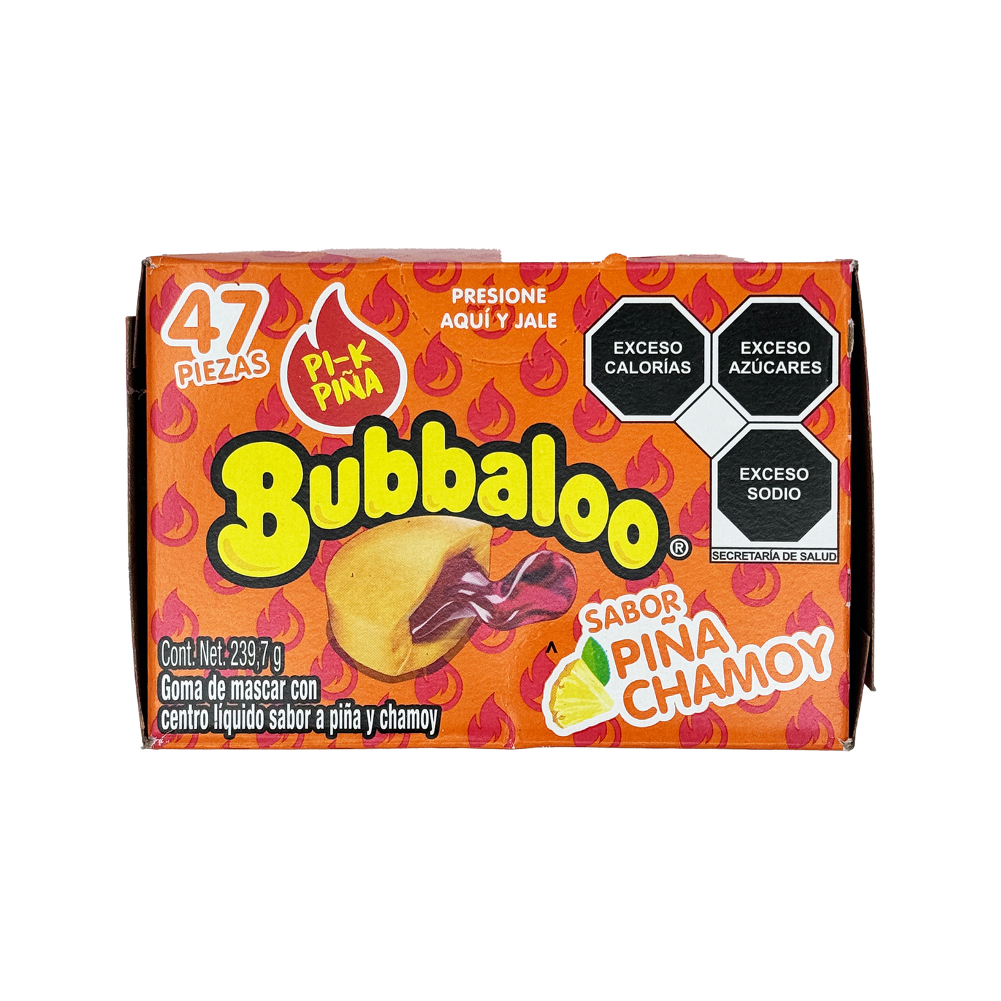 Bubbaloo Piña Chamoy - 47-Count - Sabores De Mexico