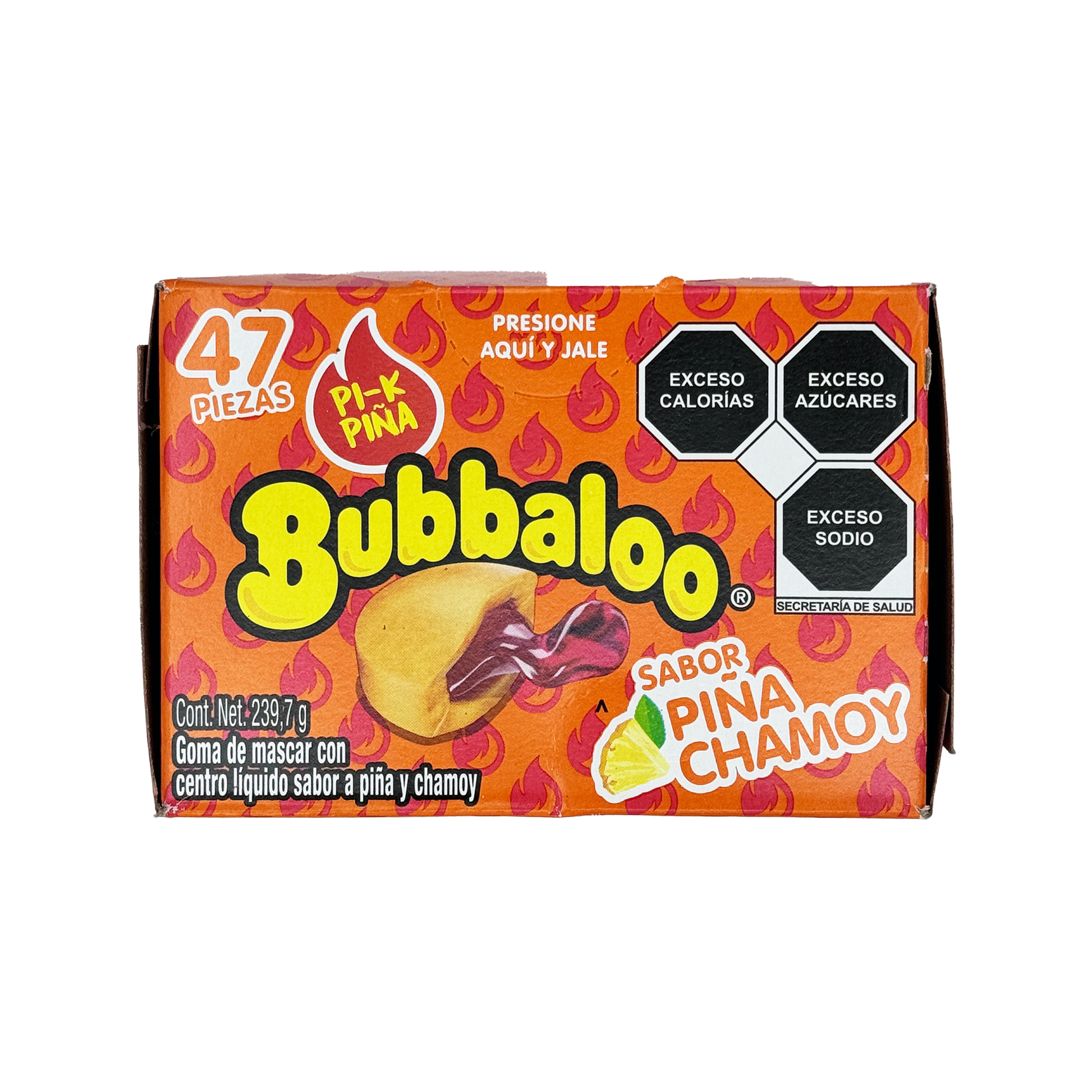 Bubbaloo Piña Chamoy - 47-Count - Sabores De Mexico