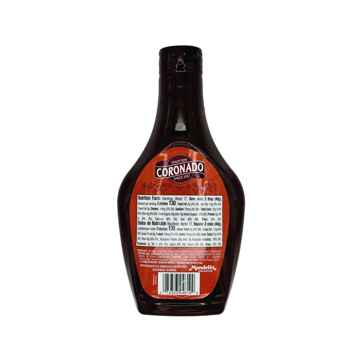Coronado Cajeta Quemada - 660g Squeeze Bottle - Sabores De Mexico