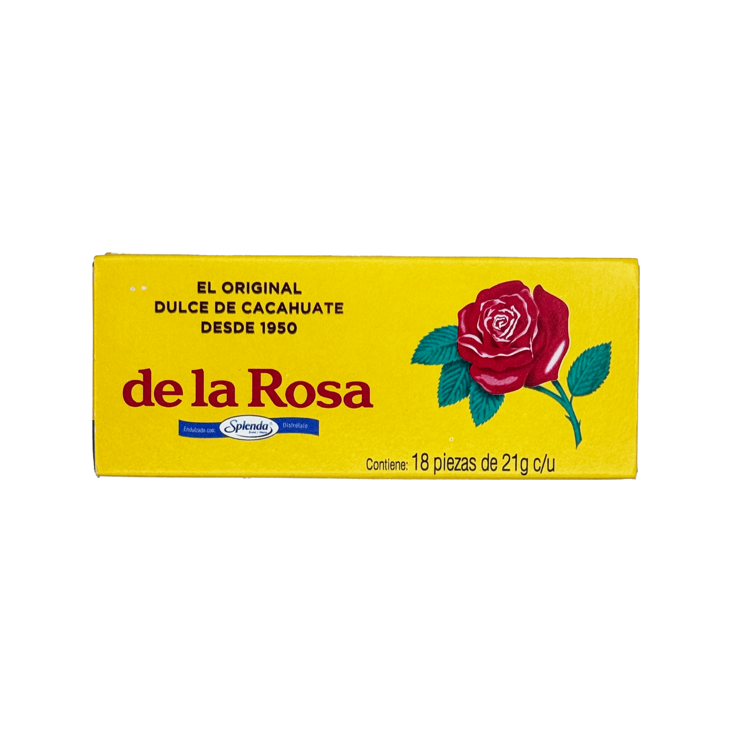 De La Rosa Mazapan Sugar-Free - 18-Count - Sabores De Mexico