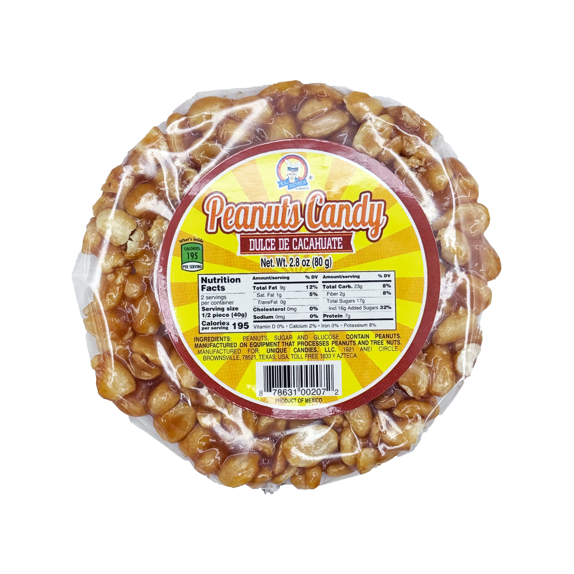 POS Dulce de Palanquete – Choose from 6 Traditional Varieties | Single Piece or Box of 12 - Sabores De Mexico - Mexican Candy Store, Dulceria