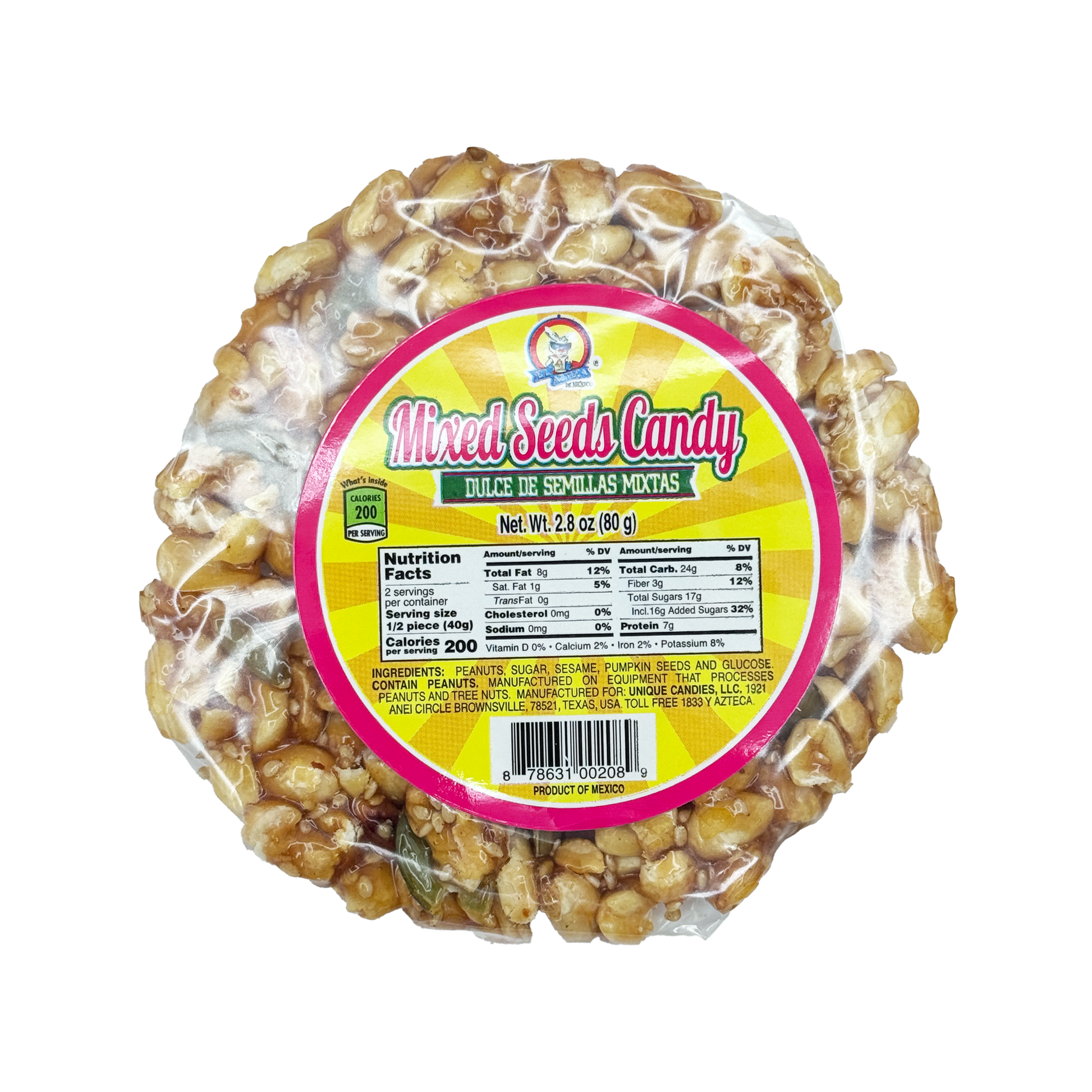 POS Dulce de Palanquete – Choose from 6 Traditional Varieties | Single Piece or Box of 12 - Sabores De Mexico - Mexican Candy Store, Dulceria