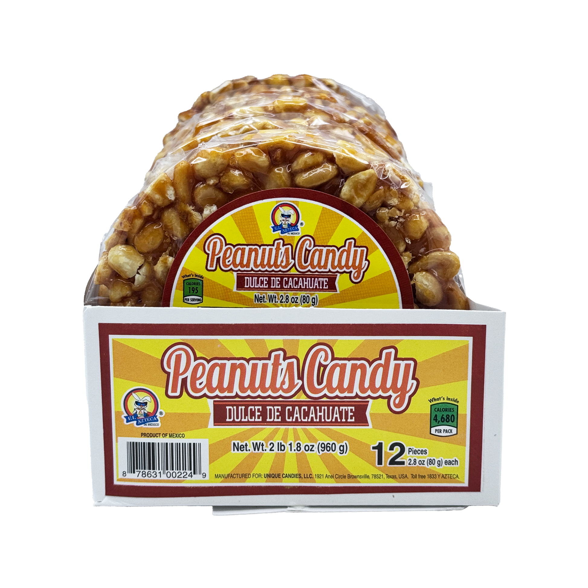 POS Dulce de Palanquete – Choose from 6 Traditional Varieties | Single Piece or Box of 12 - Sabores De Mexico - Mexican Candy Store, Dulceria