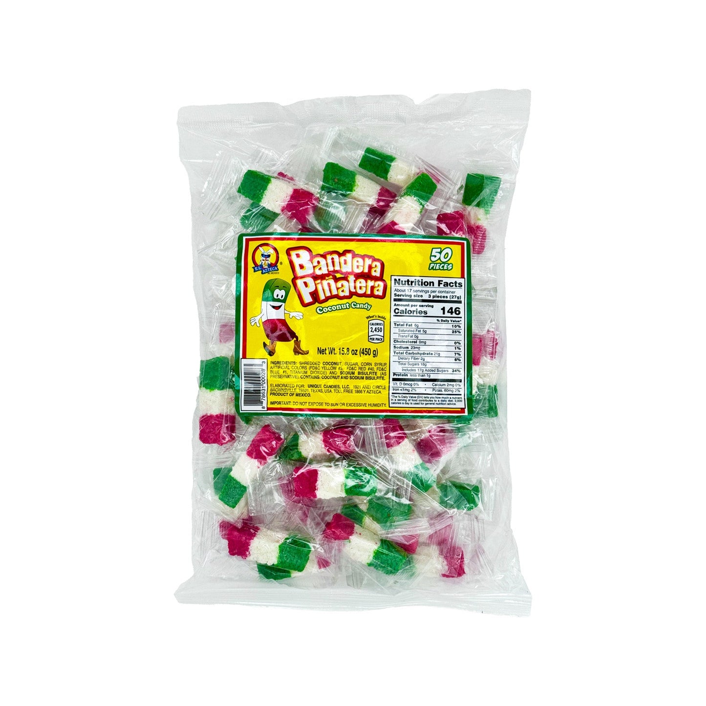 El Azteca Bandera Piñatera - 50-Count - Sabores De Mexico