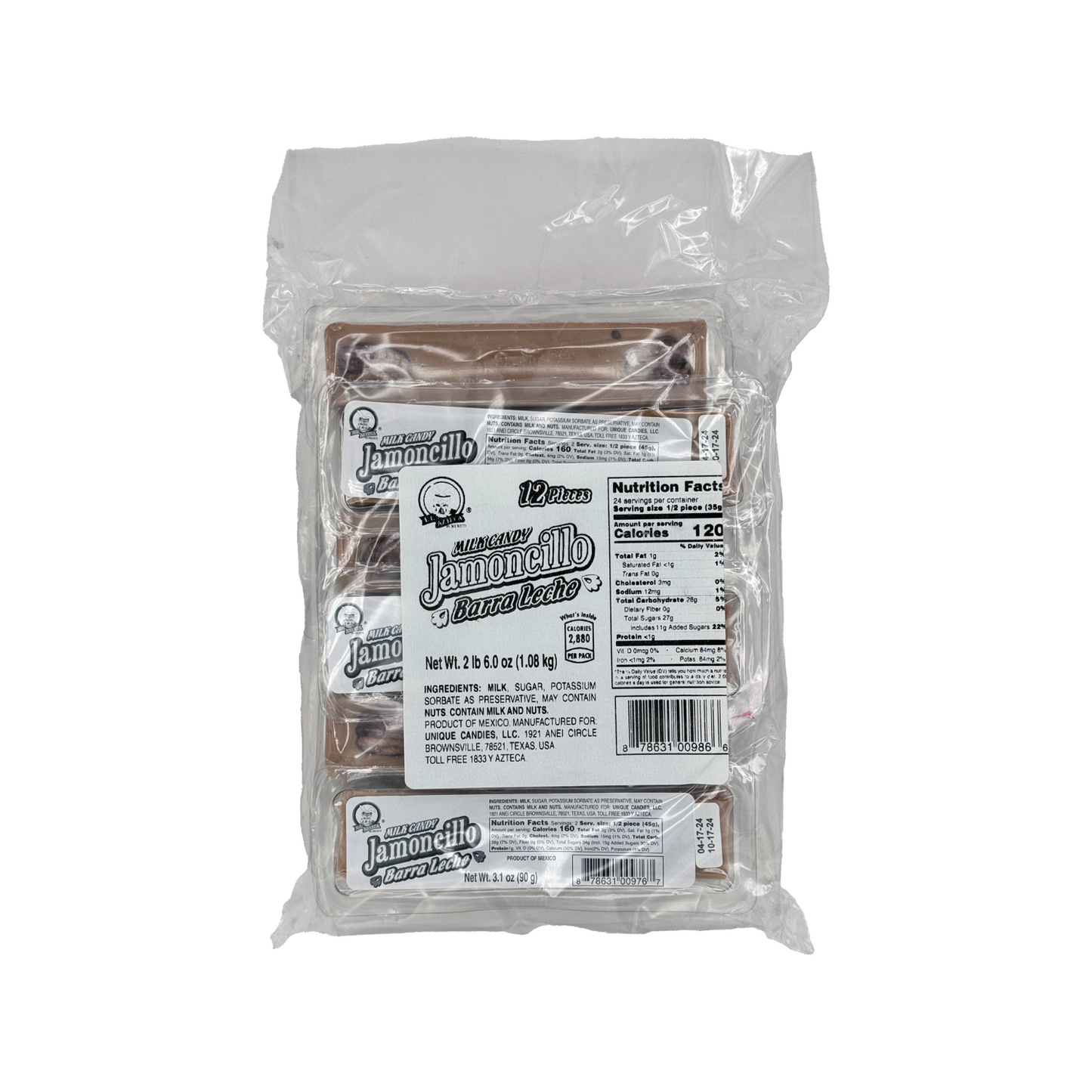 El Azteca Jamoncillo - Single or 12-Pack - Sabores De Mexico