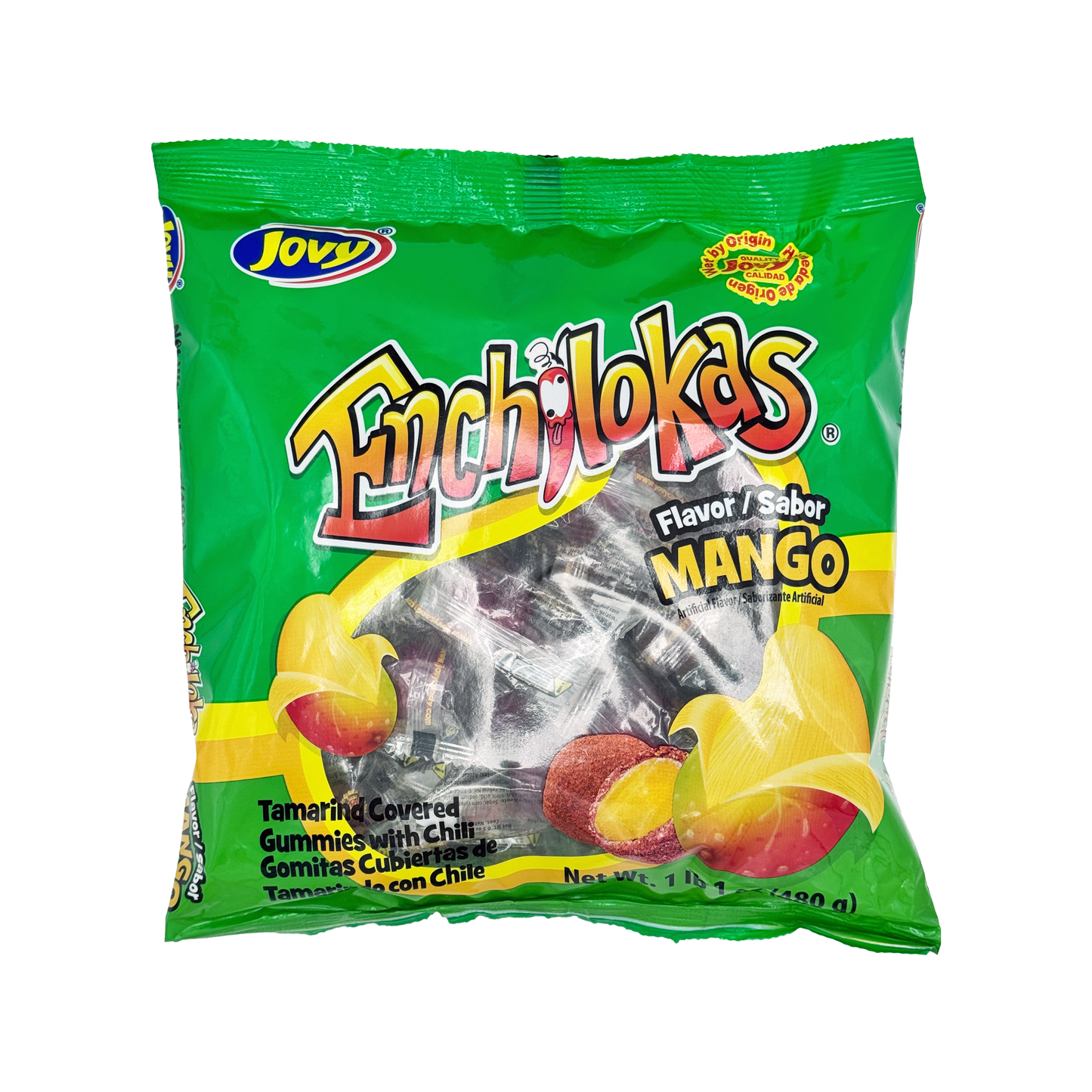 Jovy Enchilokas – Pineapple, Watermelon or Mango | 32 Pieces per 17 oz Bag
