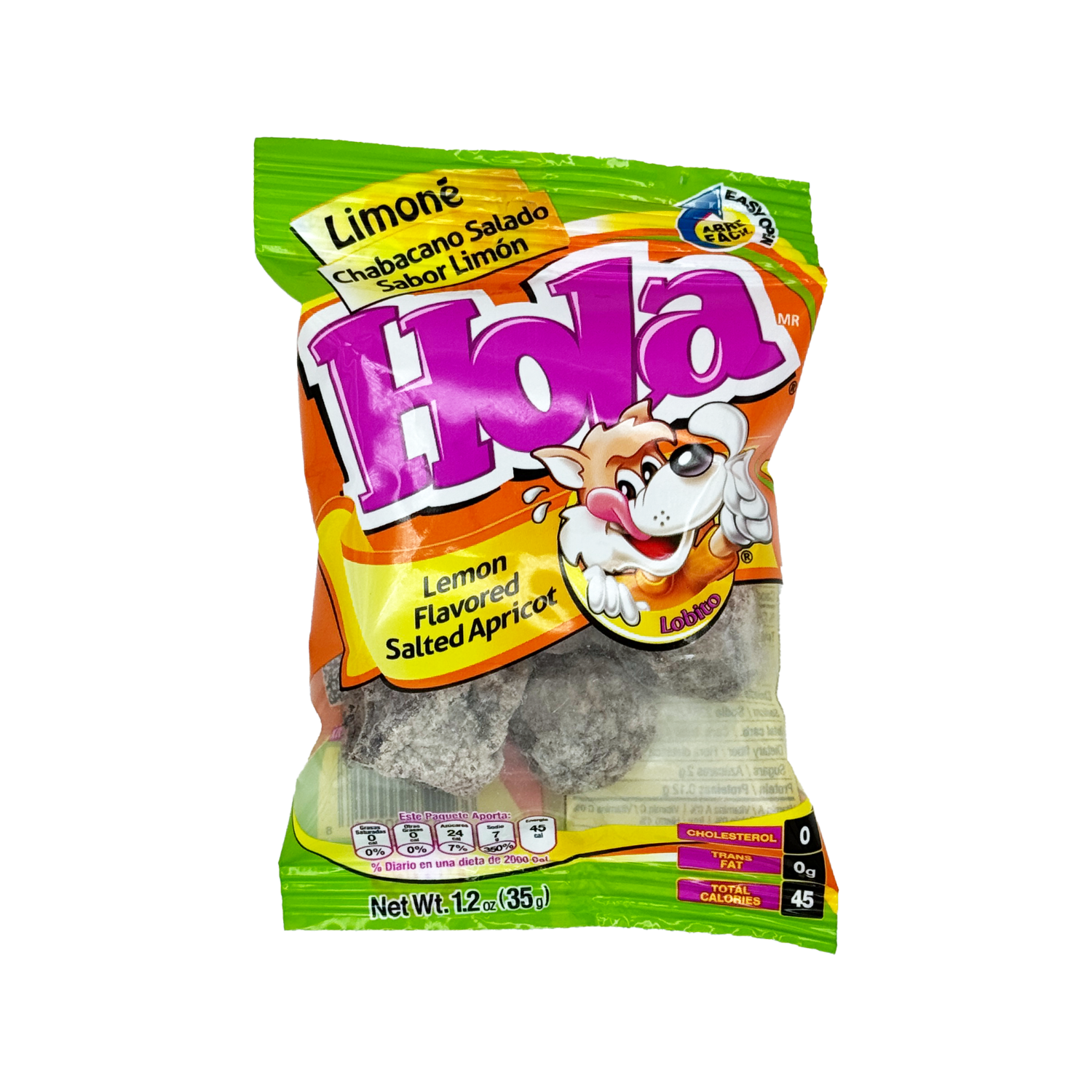 Hola Saladitos Lemon - Tangy Salted Dried Plums - Sabores De Mexico