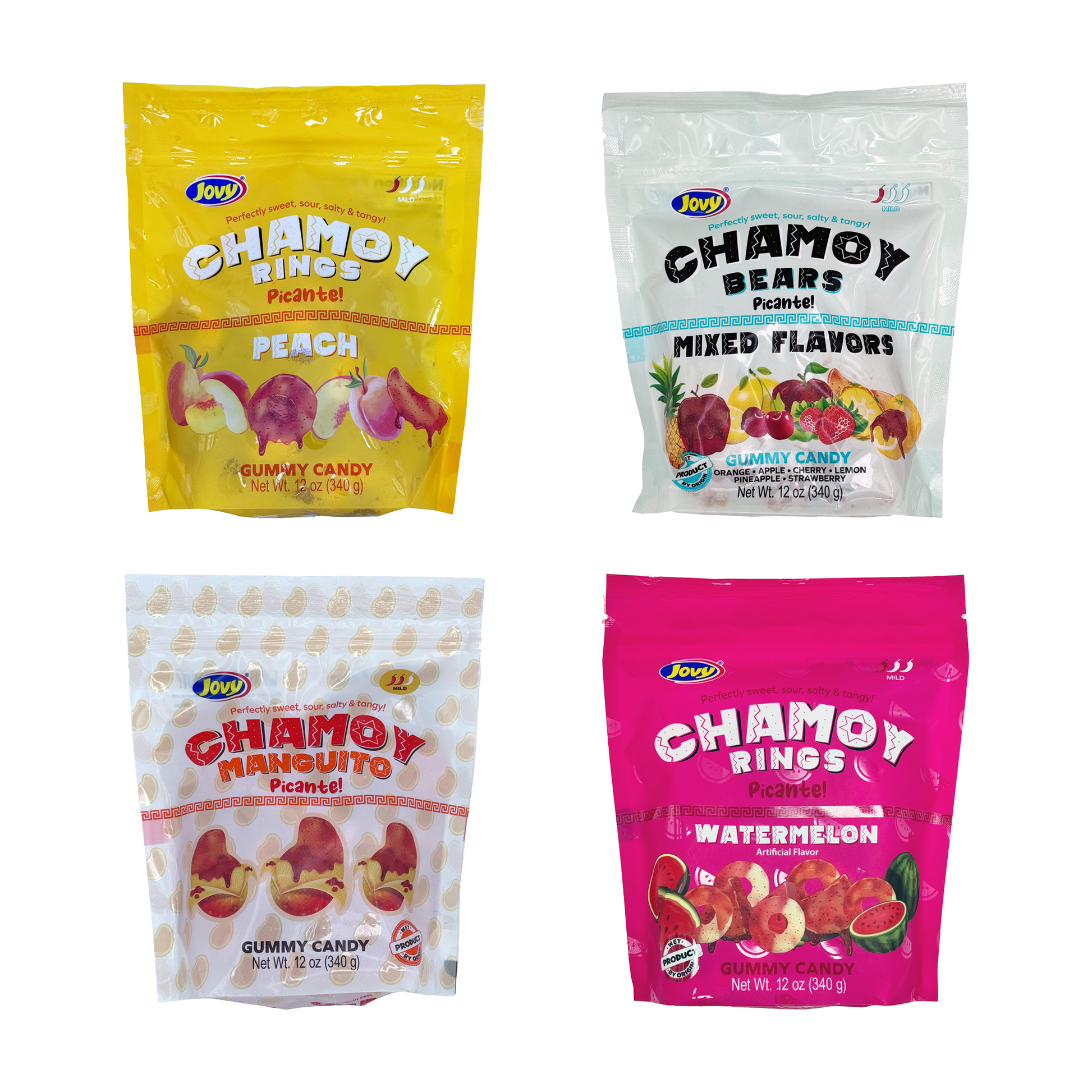 Jovy Chamoy Gummy Candy - 13oz Bag - Sabores De Mexico