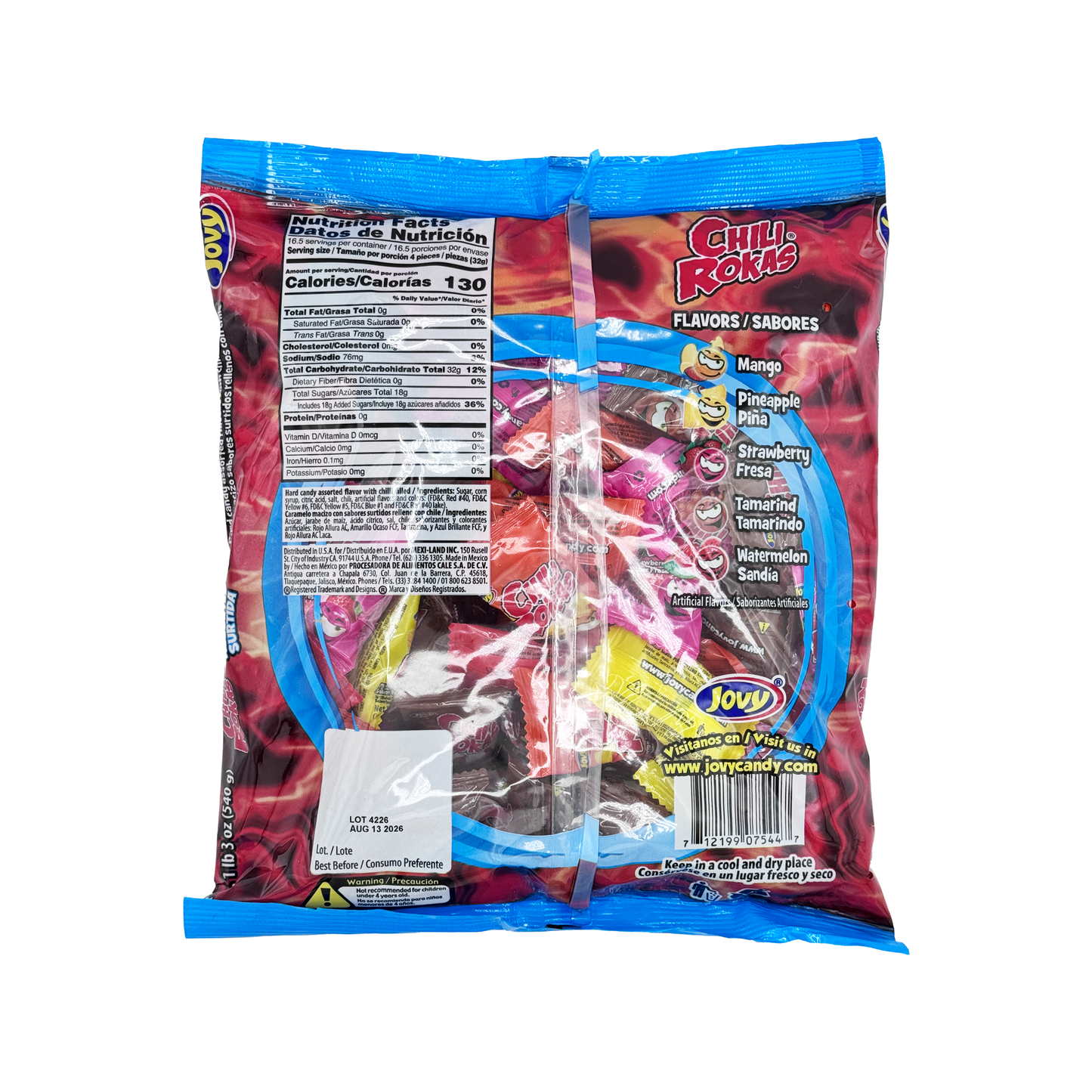 Jovy Chili Rockas - 67-Count – Sabores De Mexico