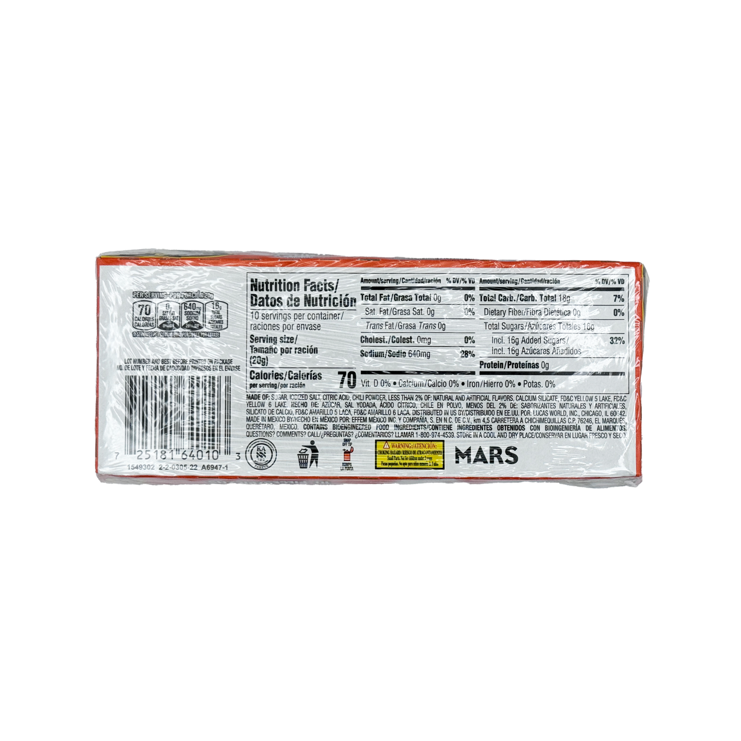 Lucas Baby Mango - 10-Count - Sabores De Mexico