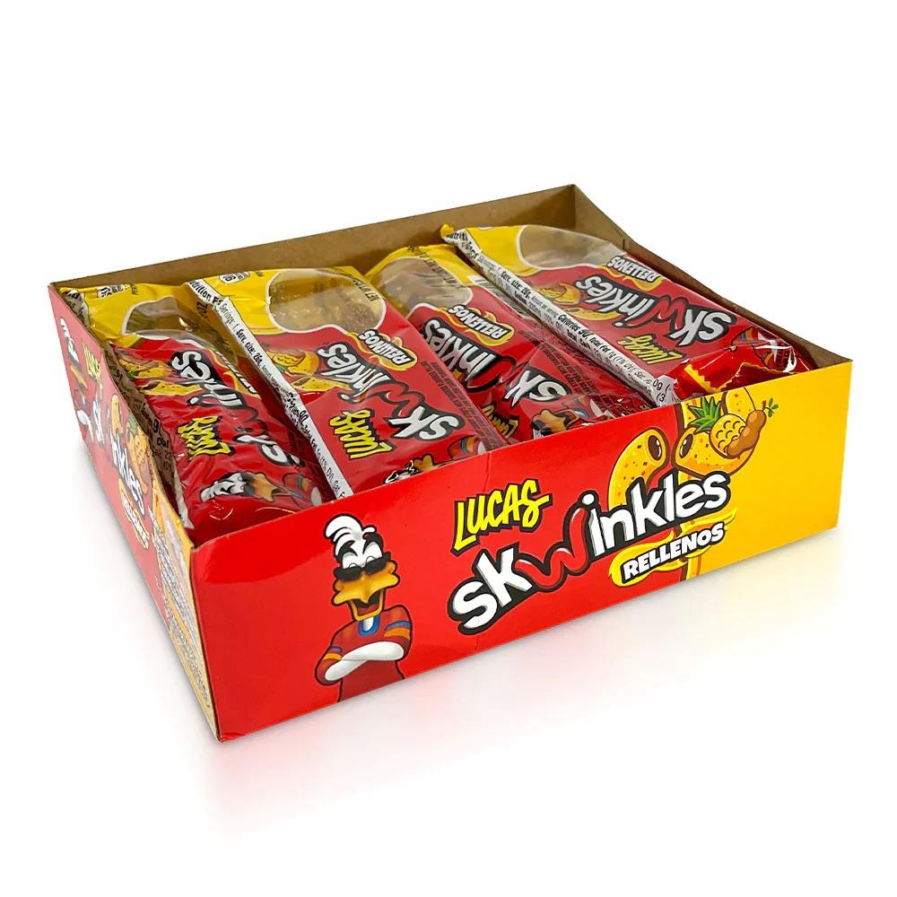Lucas Skwinkles Rellenos Pineapple - 12-Pack - Sabores De Mexico