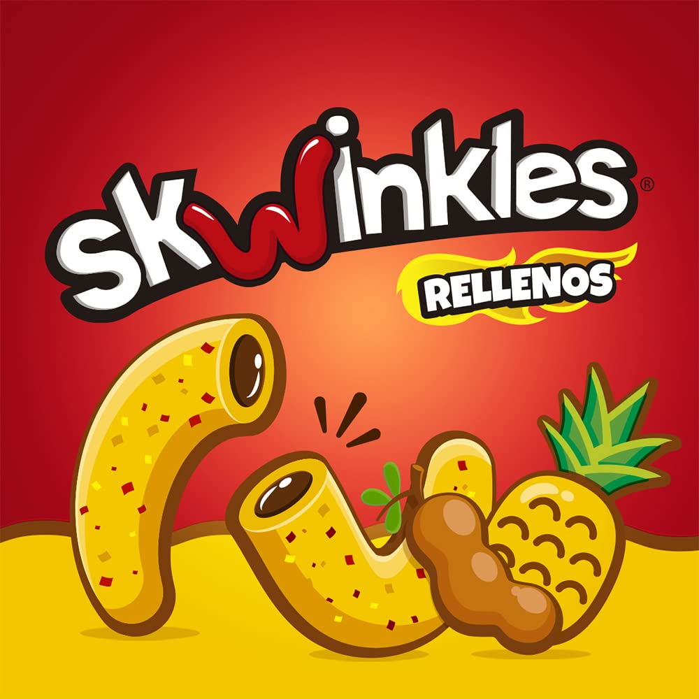 Lucas Skwinkles Rellenos Pineapple - 12-Pack - Sabores De Mexico