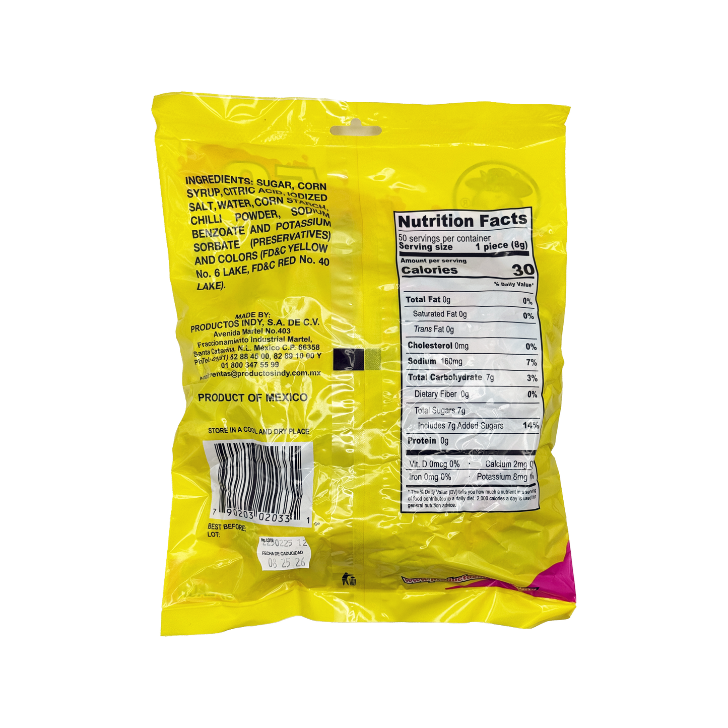 Mini Dedos Mexican Candy – Spicy Tamarind Candies (50 Pieces)