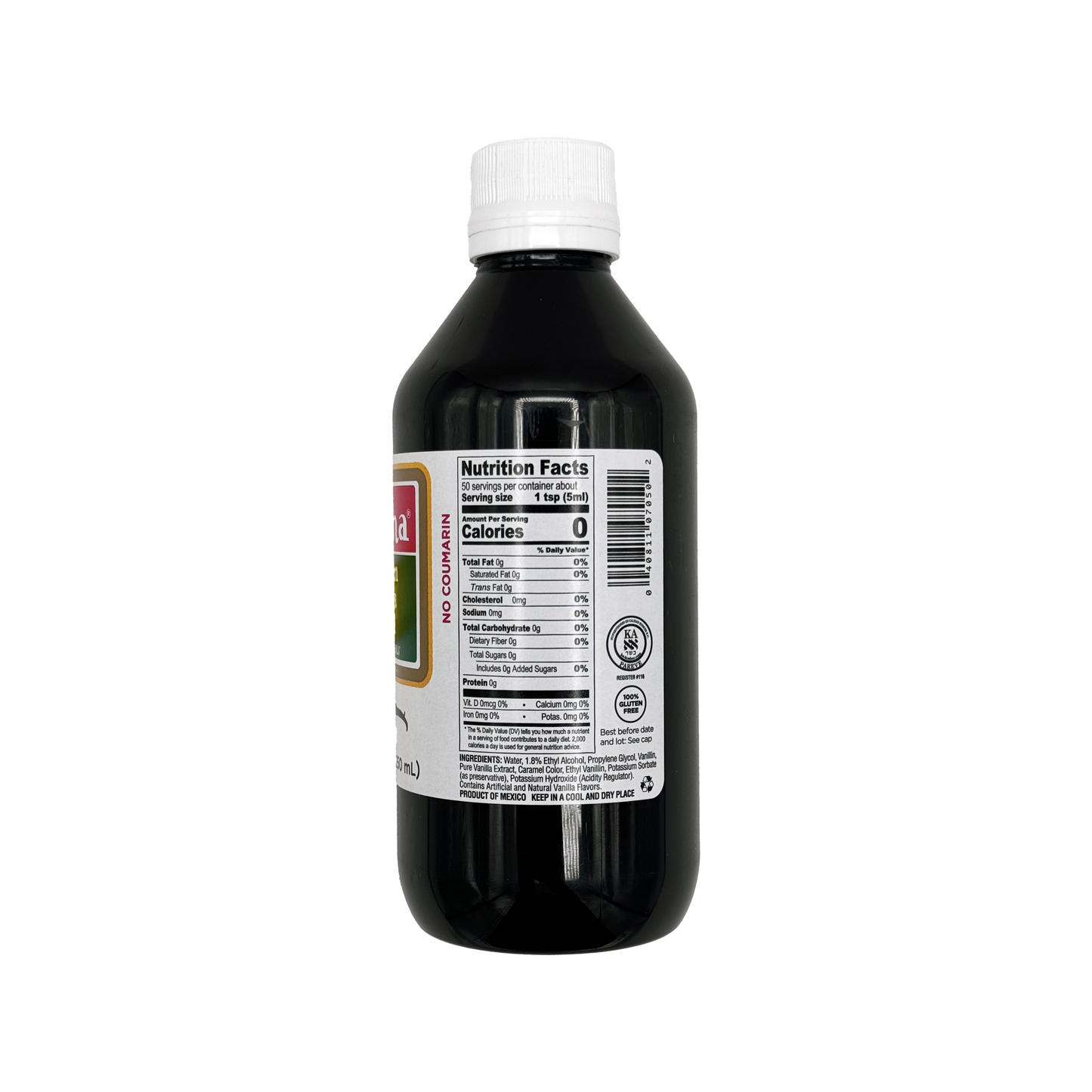 Molina Mexican Vanilla Blend Extract - Original, 8.3 Fl Oz. For Baking, Ice Cream, Drinks, Icing, and More - Sabores De Mexico