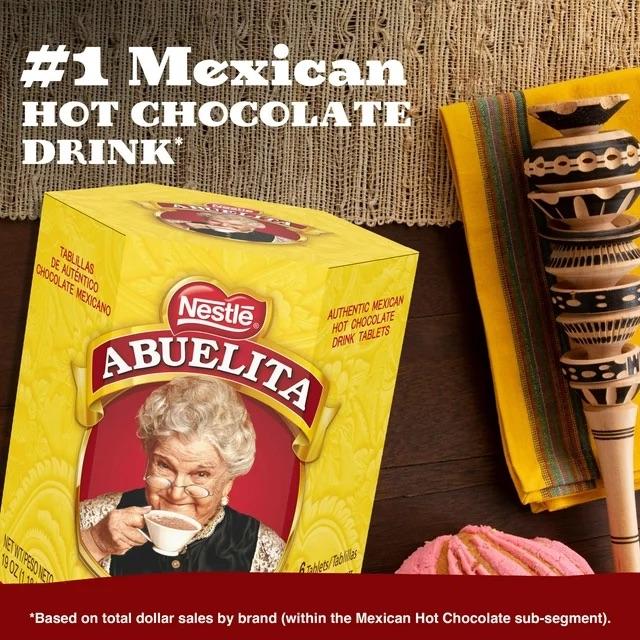 Nestle Abuelita Mexican Hot Chocolate Tablets, 19 oz, Box - Sabores De Mexico