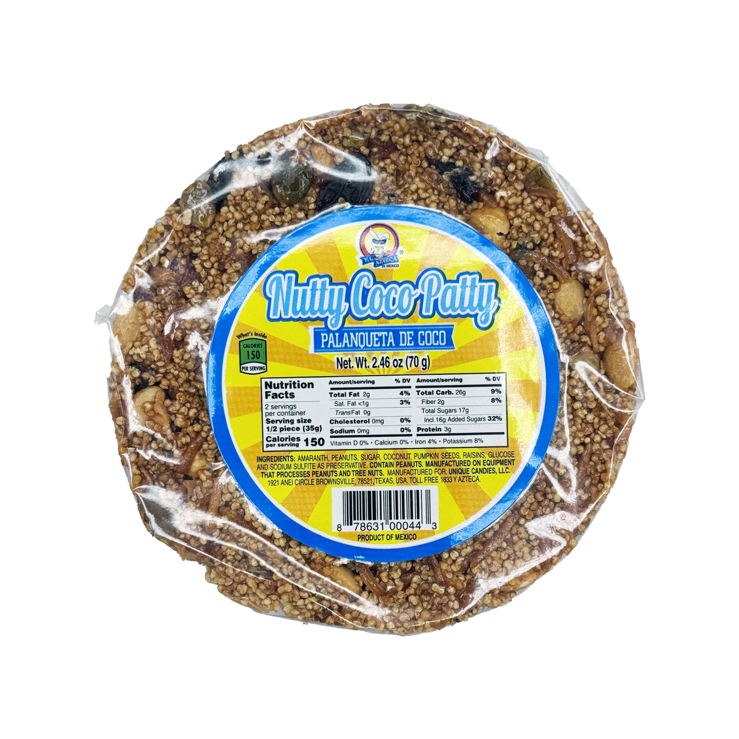 POS Dulce de Palanquete – Choose from 6 Traditional Varieties | Single Piece or Box of 12 - Sabores De Mexico - Mexican Candy Store, Dulceria