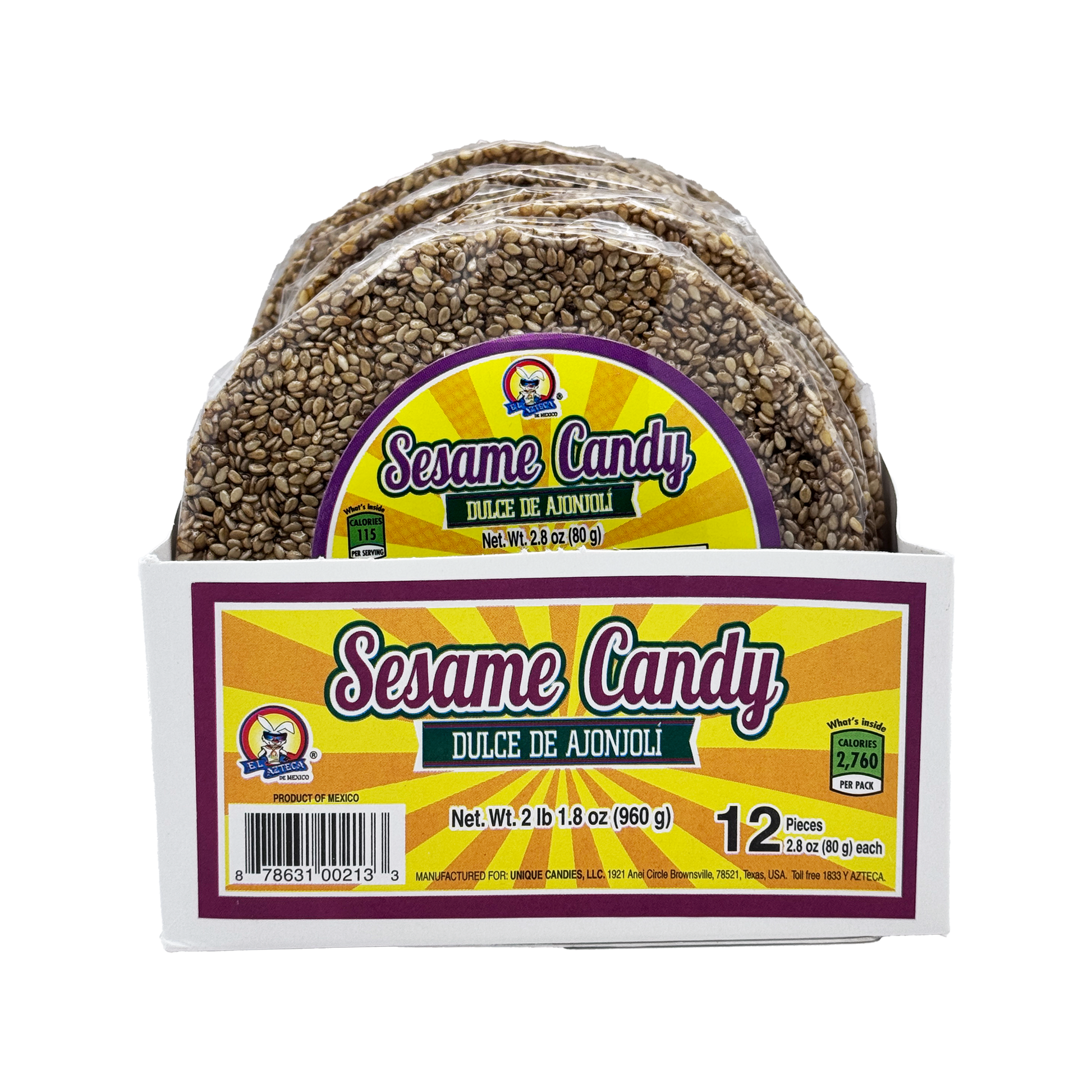 POS Dulce de Palanquete – Choose from 6 Traditional Varieties | Single Piece or Box of 12 - Sabores De Mexico - Mexican Candy Store, Dulceria