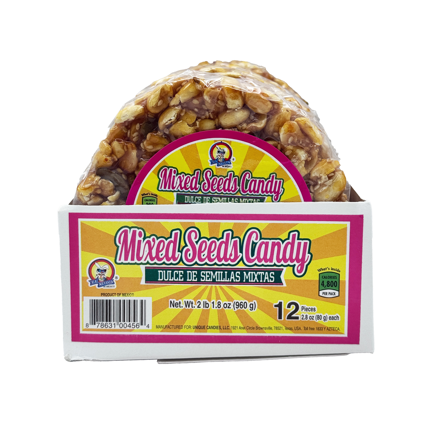 POS Dulce de Palanquete – Choose from 6 Traditional Varieties | Single Piece or Box of 12 - Sabores De Mexico - Mexican Candy Store, Dulceria