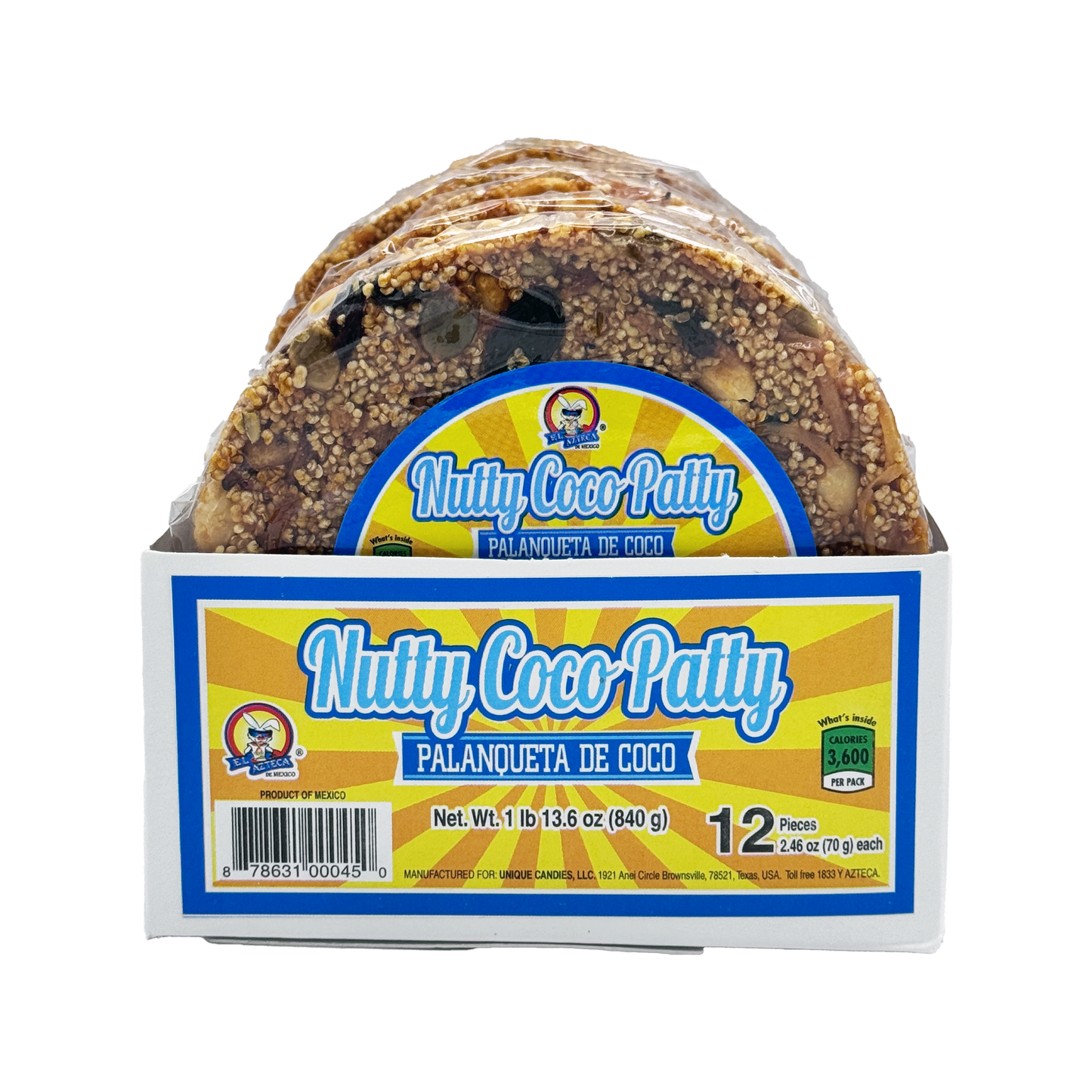 POS Dulce de Palanquete – Choose from 6 Traditional Varieties | Single Piece or Box of 12 - Sabores De Mexico - Mexican Candy Store, Dulceria