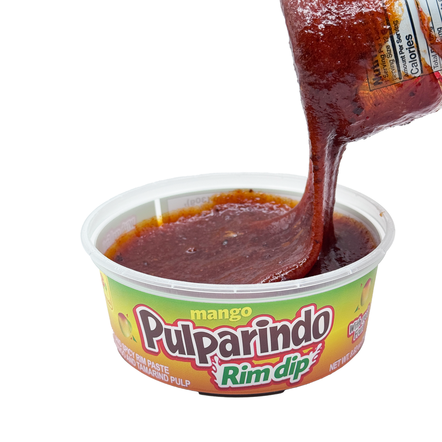 Pulparindo Rim Dip – Original or Mango Tamarind Candy Paste for Drinks, Fruit & More (8 oz)