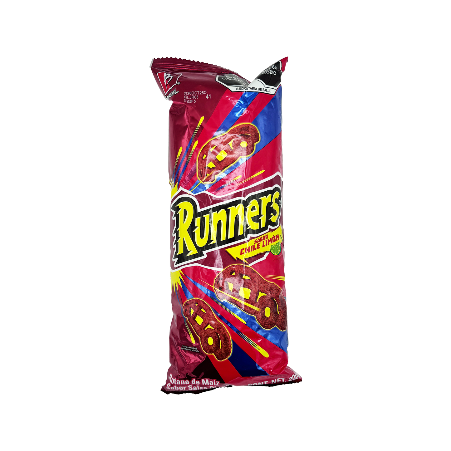 Runners Chile Limón imported Mexican corn snack, 2 big bags