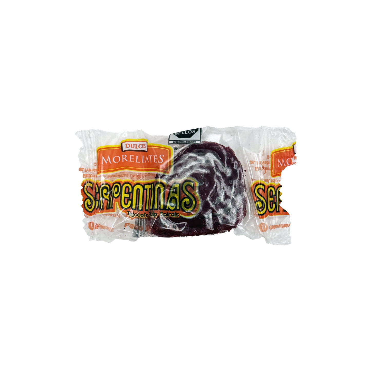 Moreliates Serpentina Candy - 24 Packs of 30 Pieces (400g) | Classic Mexican Fruit-Flavored Hard Candy