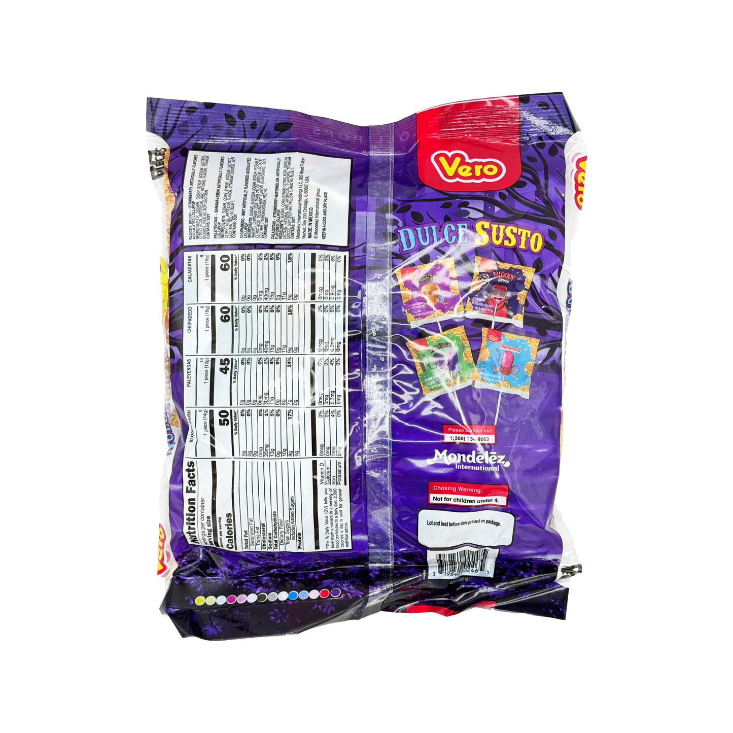 Vero Dulce Susto – 40-Count Halloween Lollipops | Día de los Muertos Candy Mix