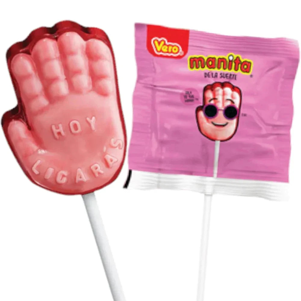 Vero Manita Lollipops - 40-Count - Sabores De Mexico