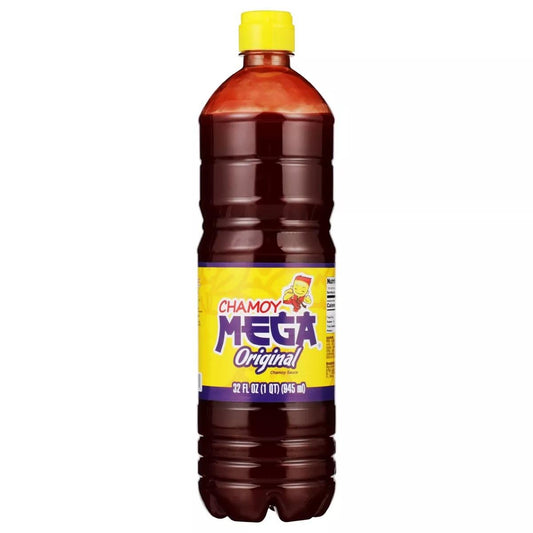 Bottle of chamoy sauce, the iconic Mexican condiment