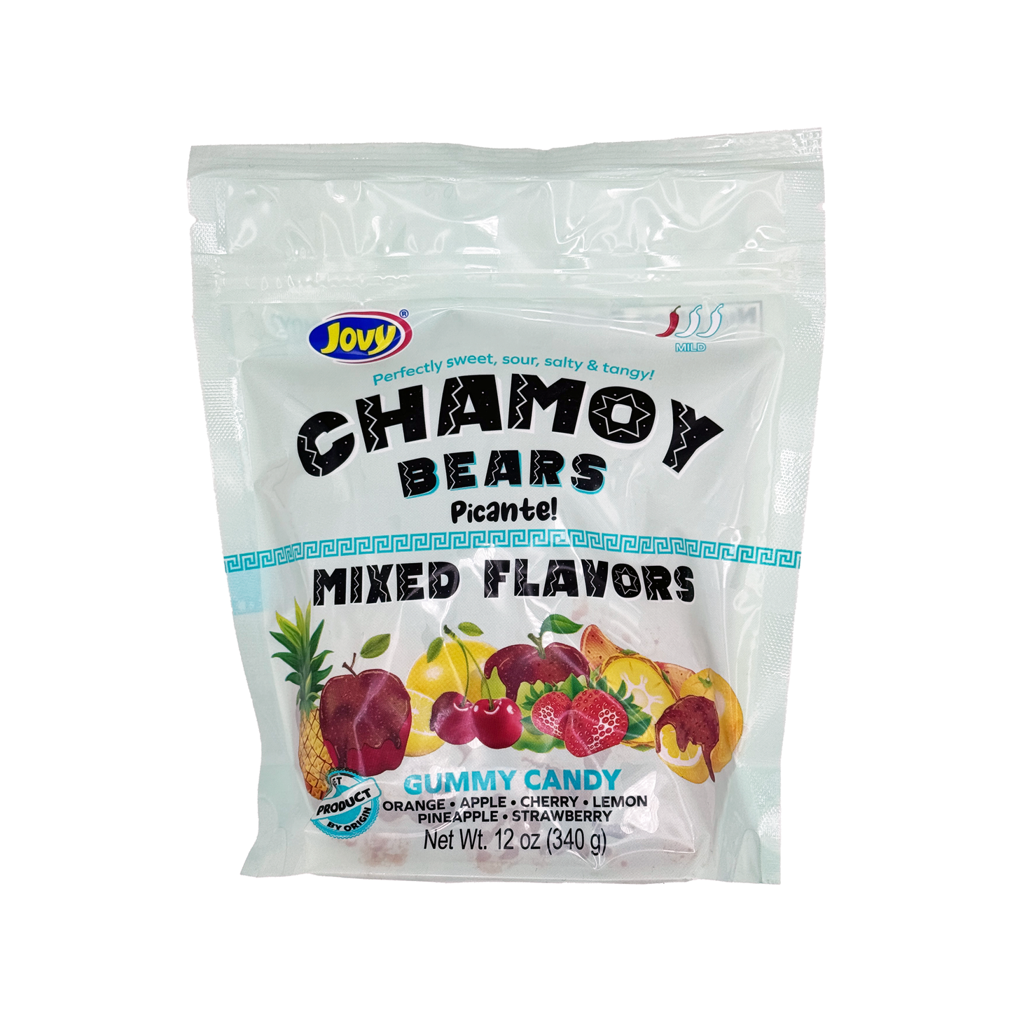 Jovy Chamoy Gummy Candy - Rings or Bears, Watermelon, Peach, or Variety, Spicy Sweet Mexican Candy, Dulces Enchilados, Chamoy Gummy Snacks