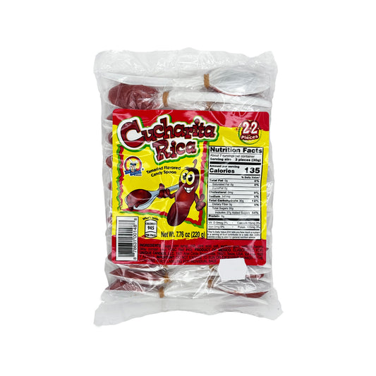 Cucharita Rica Tamarind Flavored Candy Spoon Spicy Sweet Mexican Candy Snack Dulces Mexicanos