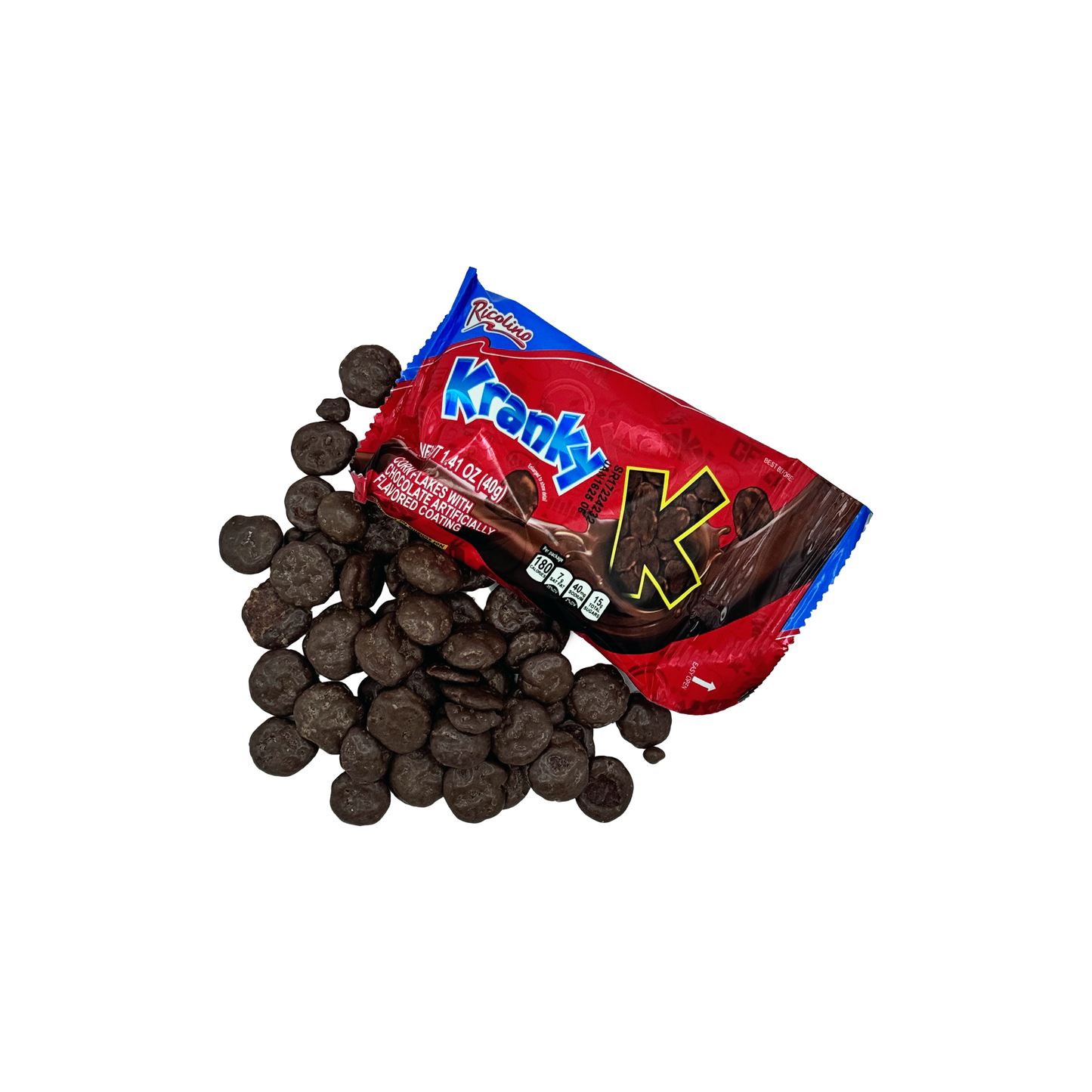 Ricolino Kranky 10-Pack Chocolate Covered Cornflakes Mexican Candy Dulces Mexicanos Sweet Snack Bonbon Sugar Candies Crunchy