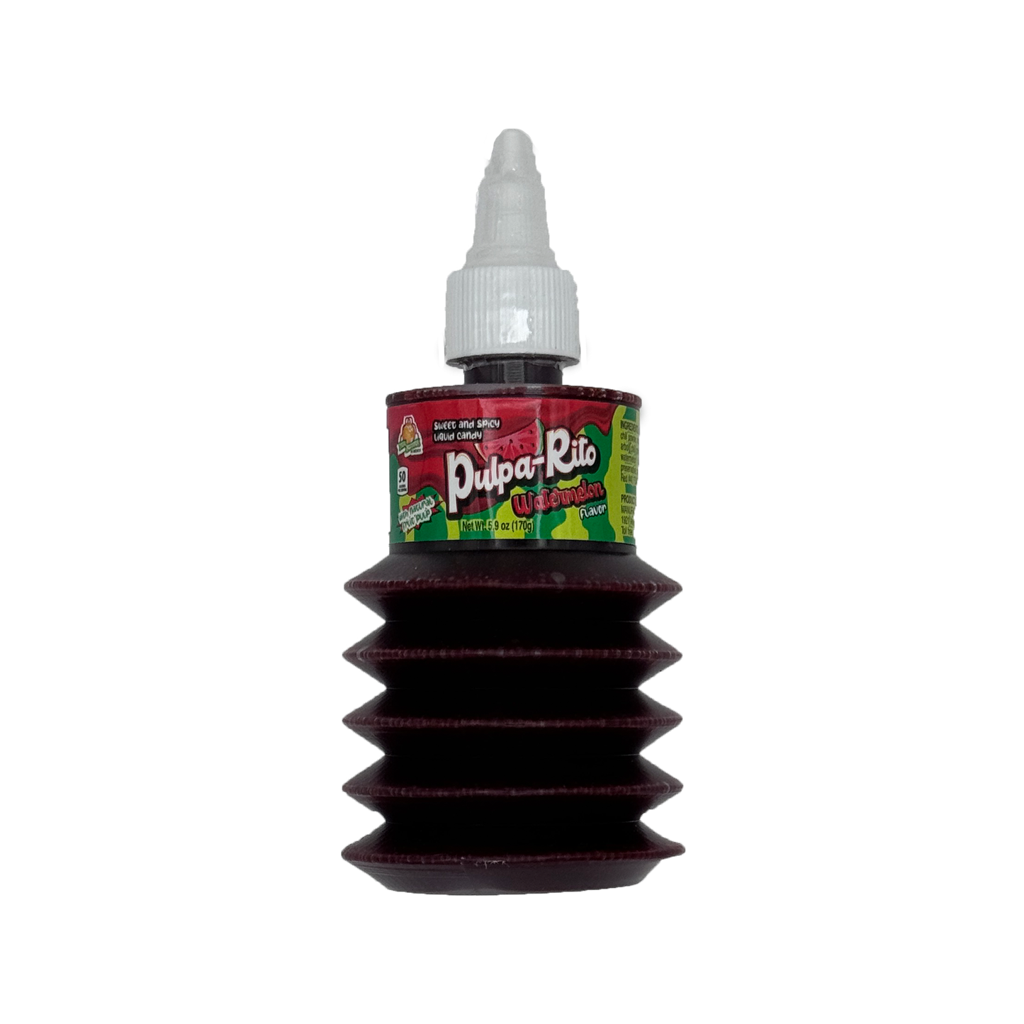 PulpaRito Chamoy Watermelon or Tamarind Sweet and Spicy Liquid Candy 6 oz with Natural Fruit Pulp Great for Drinks Fruit Mexican Candy Dulces Mexicanos