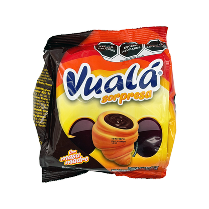 Vuala Sorpresa Mini Cuernitos, Vanilla or Chocolate Filled Pastry, 5 Pieces