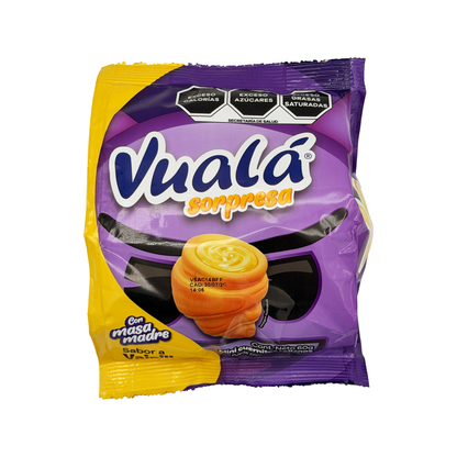 Vuala Sorpresa Mini Cuernitos, Vanilla or Chocolate Filled Pastry, 5 Pieces
