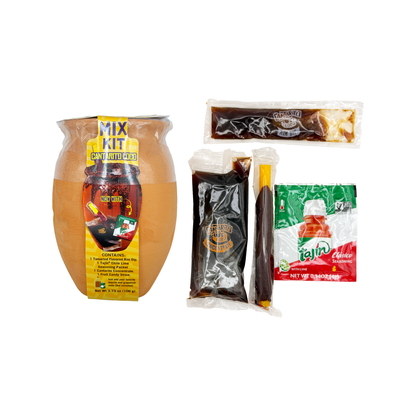 Cantarito Loco Kit with Clay Cup - Original or Spicy Cantarito Drink Mix