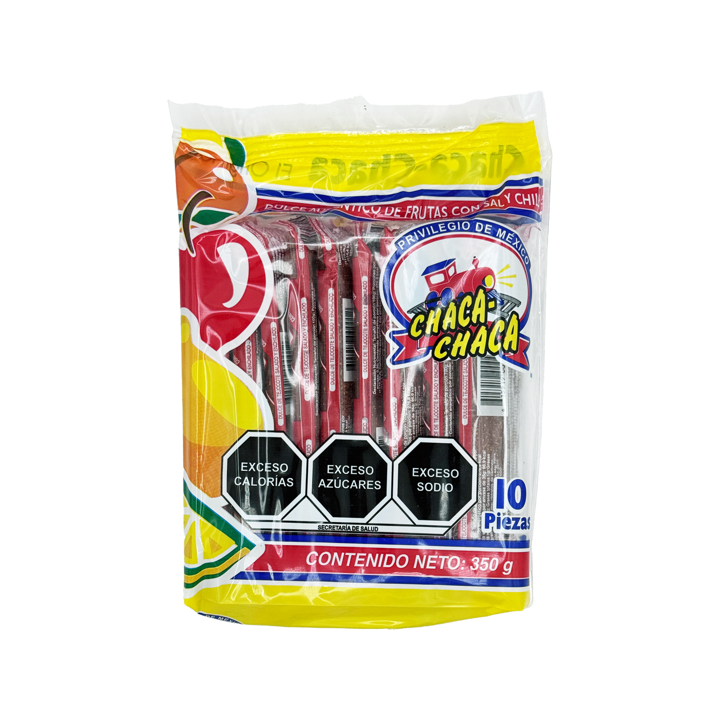 Chaca Chaca Candy – 10 Pieces | Spicy Fruit Pulp Mexican Candy