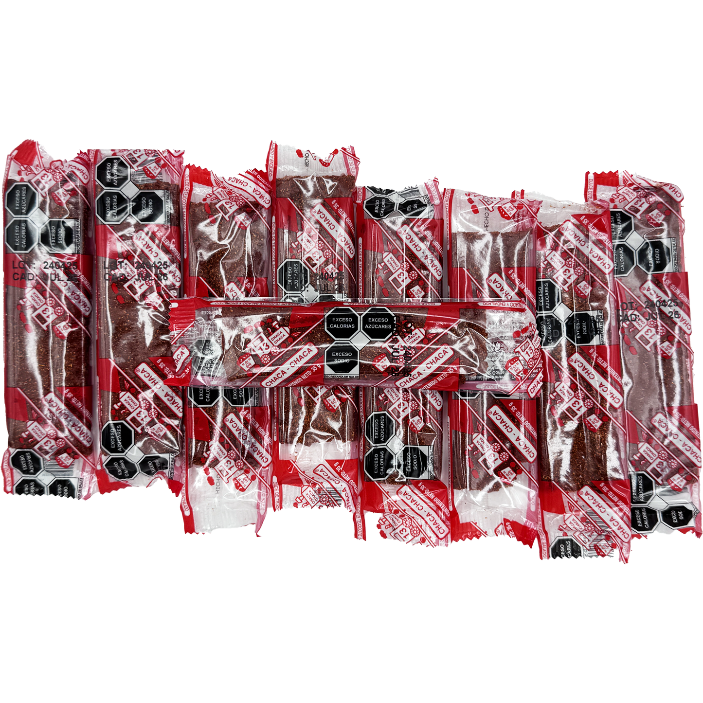 Chaca Chaca Candy – 10 Pieces | Spicy Fruit Pulp Mexican Candy