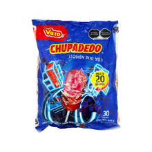 Vero Chupadedos – 30-Count Bag | Sweet and Minty Mexican Lollipops – Sabores De Mexico