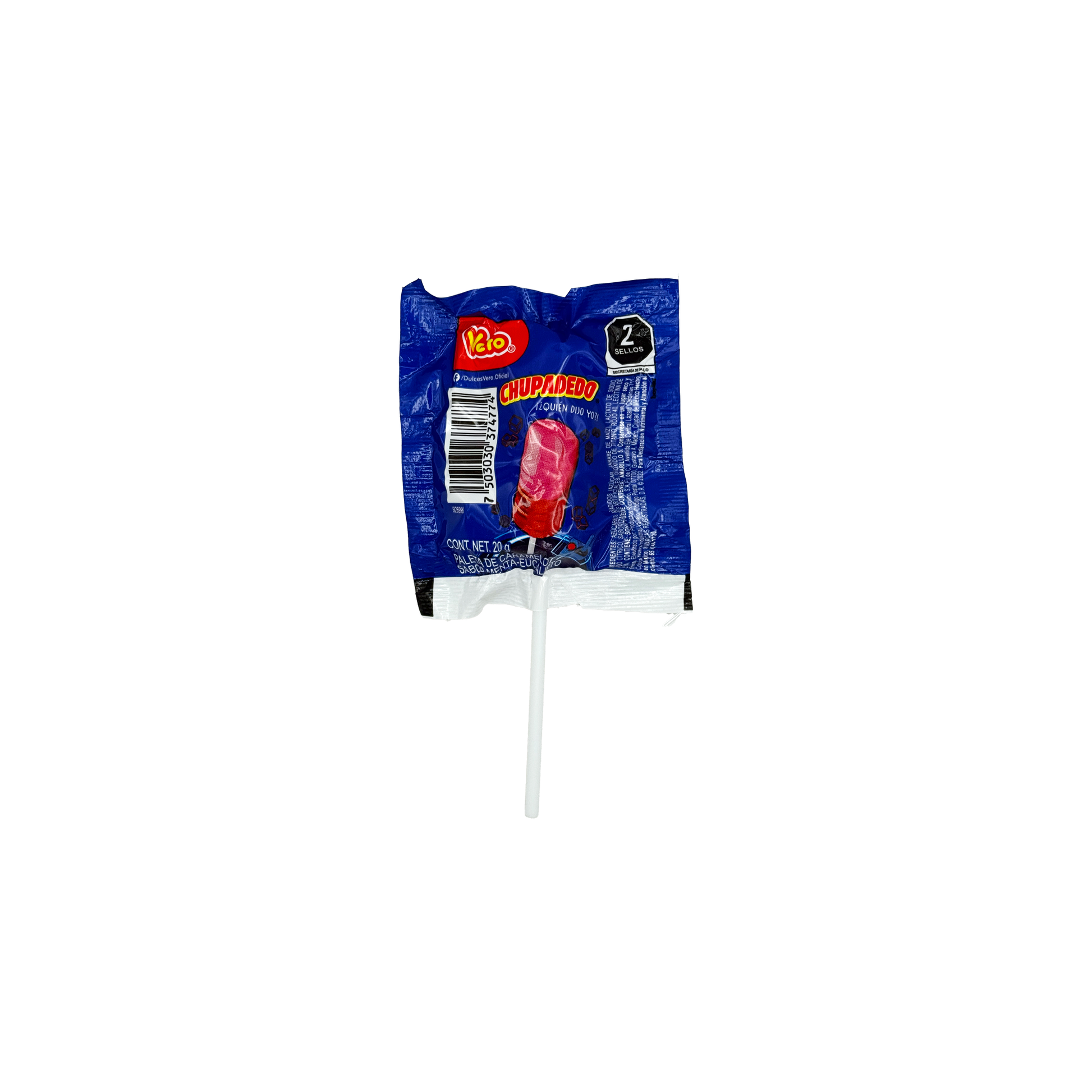 POS Vero Chupadedos – 30-Count Bag | Authentic Mexican Candy