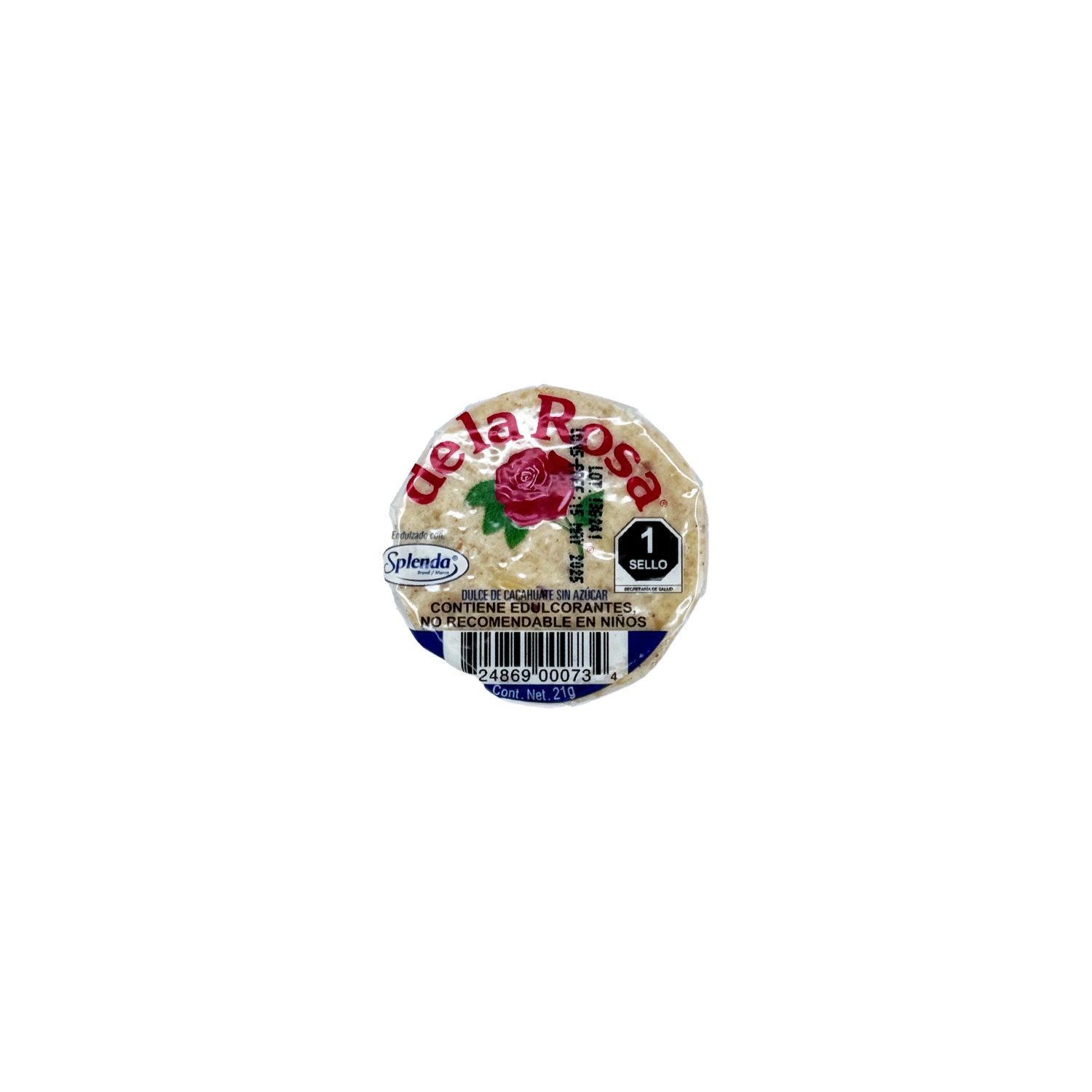 De La Rosa Mazapan Sugar-Free - 18-Count - Sabores De Mexico