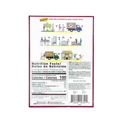 De La Rosa Pulparindo Extra Spicy - 20-Pack - Sabores De Mexico