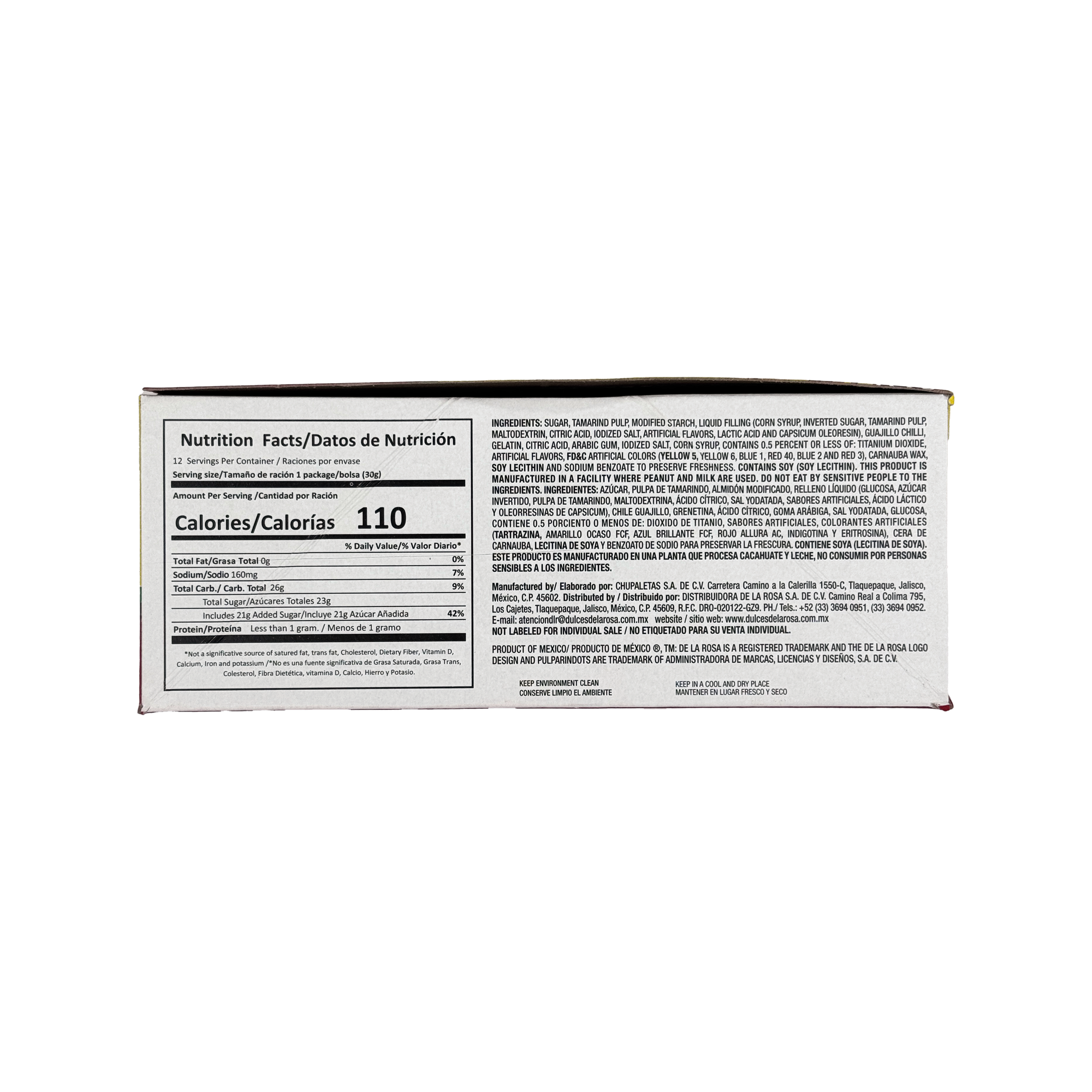 De La Rosa Pulparindots Original – Sabores De Mexico