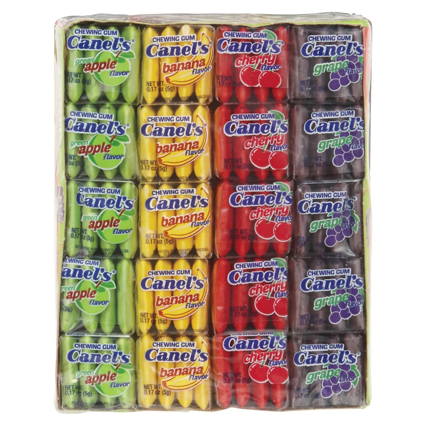 Canels Fruit Chewing Gum Chicle Frutal 60 Pcs Fruity