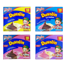 Ricolino Duvalín 18-Pack – Tri-Sabor, Hazelnut Vanilla, Hazelnut Strawberry, or Strawberry Vanilla Mexican Candy – Sabores De Mexico