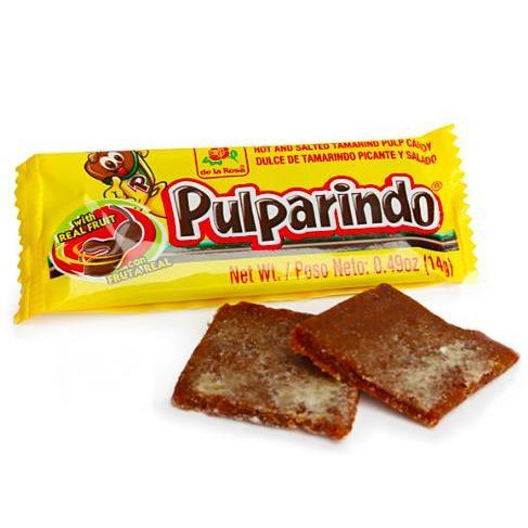 Pulparindo Original Tamarind bar, 20 Count box Mexican Candy Dulces Mexicanos Spicy Tangy Sweet Candy Snack Candies Tamarindo