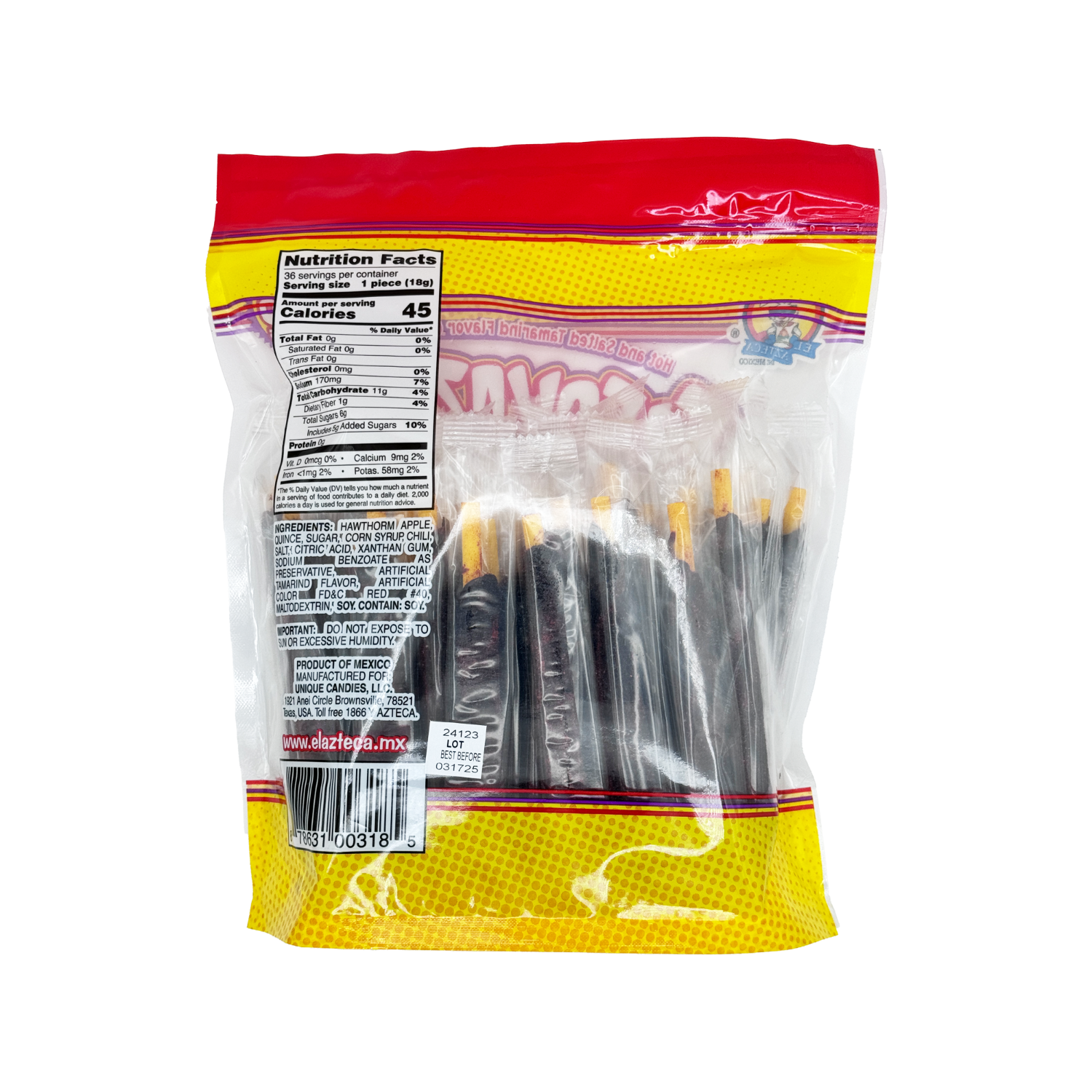 El Azteca Flechazos Mini - 36-Count - Sabores De Mexico